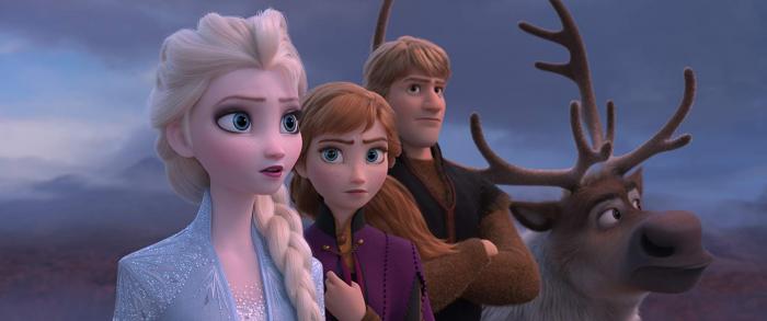 Elsa, Anna, Kristoff and Sven Go Into the Unknown for FROZEN II