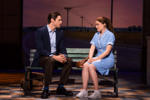 Steven Good and Christine Dwyer in the National Tour of WAITRESS, 3/26/19-4/7/19 at the Fox. Photo Credit Philicia Endelman